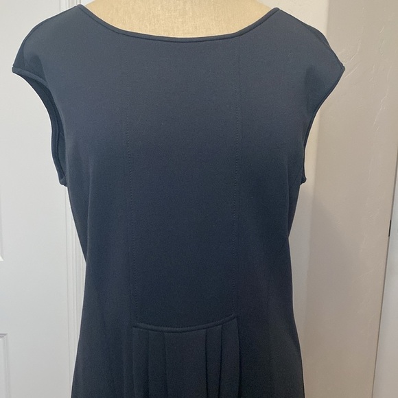 NWT Armani Midi Dress Womens 10 work office Preppy classic Made in Italy viscose - Picture 6 of 16